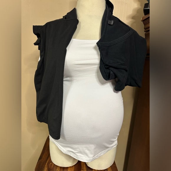 SHEIN Tops - 3 SHEIN Maternity Shirts, 2 Black tees & 1 White Top Size Large